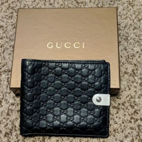 gucci mens wallet navy